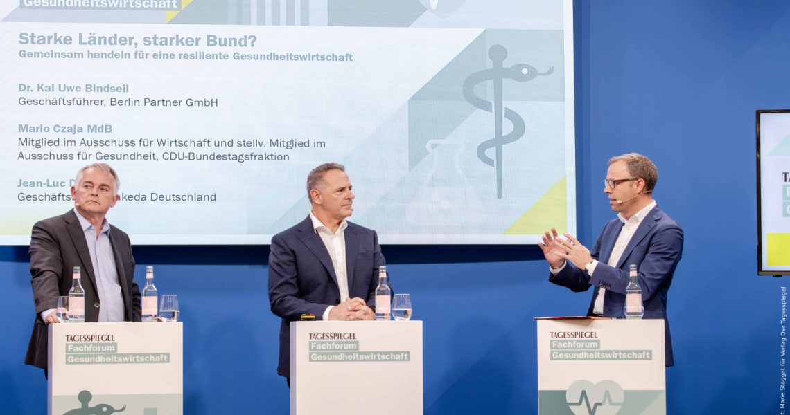 Gestern war ich als Sprecher beim Tagesspiegel Fachforum Gesundwirtschaft zu Gast und habe mit hochrangingen Experten über die Chancen und Herausforderungen für die Gesundheitswirtschaft in unserer Region diskutiert.