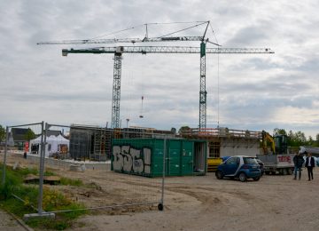 Grundsteinlegung für die neue ISS in Mahlsdorf