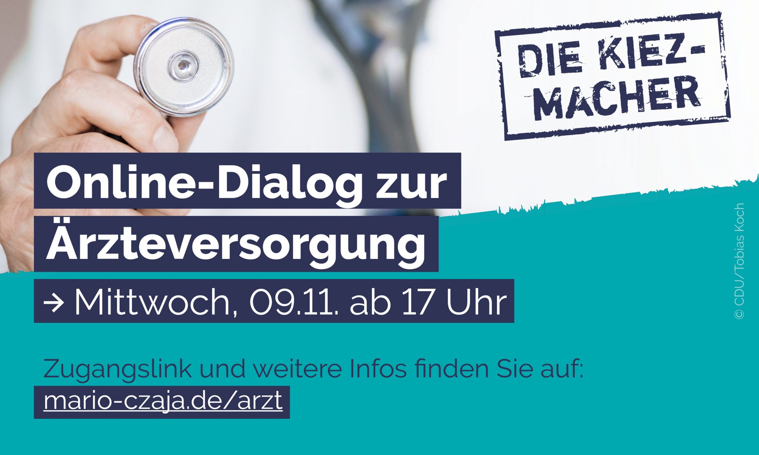 Kiezmacher Online-Dialog „Ärzteversorgung und aktuelle Gesundheitspolitik“