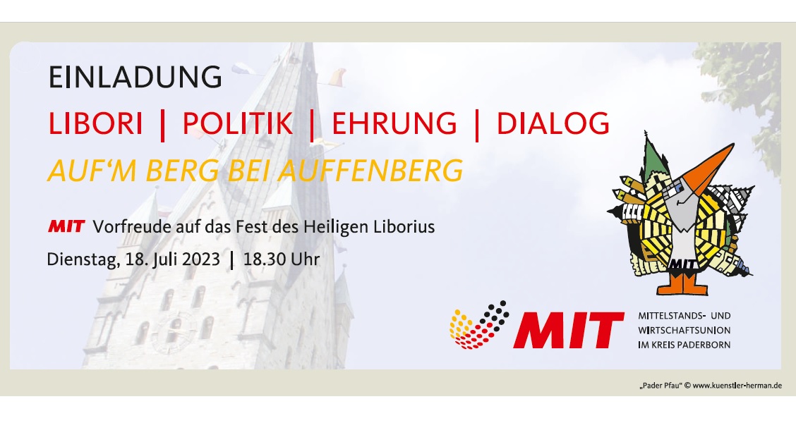 Zu Gast beim Libori WarmUp „Auf’m Berg bei Auffenberg“ der MIT im Kreis Paderborn